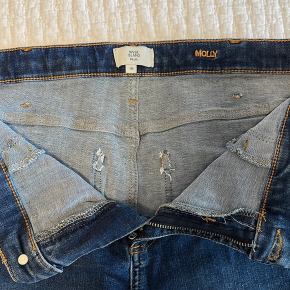 River Island Plus Molly Mid-Rise Skinny Jeggings - Picture 7 of 11